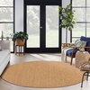 image:imageNourison Home Horizon IndoorOutdoor Green 5 x Round Area Rug  Easy Clean Non Shedding Bed Room Living Room Dining Room Kitchen 5 x RoundNatural