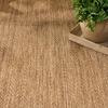 image:imageNourison Home Horizon IndoorOutdoor Green 5 x Round Area Rug  Easy Clean Non Shedding Bed Room Living Room Dining Room Kitchen 5 x RoundNatural