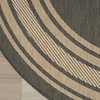 image:imageNourison Home Horizon IndoorOutdoor Green 8 x Round Area Rug  Easy Clean Non Shedding Bed Room Living Room Dining Room Kitchen 8 x RoundCharcoal