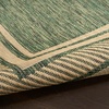 image:imageNourison Home Horizon IndoorOutdoor Green 8 x Round Area Rug  Easy Clean Non Shedding Bed Room Living Room Dining Room Kitchen 8 x RoundGreen
