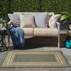 image:imageNourison Home Horizon IndoorOutdoor Green 8 x Round Area Rug  Easy Clean Non Shedding Bed Room Living Room Dining Room Kitchen 8 x RoundGreen