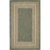 image:imageNourison Home Horizon IndoorOutdoor Green 8 x Round Area Rug  Easy Clean Non Shedding Bed Room Living Room Dining Room Kitchen 8 x RoundGreen