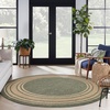 image:imageNourison Home Horizon IndoorOutdoor Green 8 x Round Area Rug  Easy Clean Non Shedding Bed Room Living Room Dining Room Kitchen 8 x RoundGreen