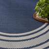 image:imageNourison Home Horizon IndoorOutdoor Green 8 x Round Area Rug  Easy Clean Non Shedding Bed Room Living Room Dining Room Kitchen 8 x RoundNavy