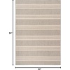 image:imageNourison Home Horizon IndoorOutdoor Grey 5 x 7 Area Rug  Easy Clean Non Shedding Bed Room Living Room Dining Room Kitchen 5 x 7