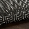 image:imageNourison Home Horizon IndoorOutdoor Grey 5 x 7 Area Rug  Easy Clean Non Shedding Bed Room Living Room Dining Room Kitchen 5 x 7Black