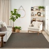 image:imageNourison Home Horizon IndoorOutdoor Grey 5 x 7 Area Rug  Easy Clean Non Shedding Bed Room Living Room Dining Room Kitchen 5 x 7Charcoal
