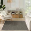 image:imageNourison Home Horizon IndoorOutdoor Grey 5 x 7 Area Rug  Easy Clean Non Shedding Bed Room Living Room Dining Room Kitchen 5 x 7Charcoal