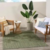 image:imageNourison Home Horizon IndoorOutdoor Grey 5 x 7 Area Rug  Easy Clean Non Shedding Bed Room Living Room Dining Room Kitchen 5 x 7Green