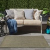 image:imageNourison Home Horizon IndoorOutdoor Grey 5 x 7 Area Rug  Easy Clean Non Shedding Bed Room Living Room Dining Room Kitchen 5 x 7Green