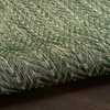 image:imageNourison Home Horizon IndoorOutdoor Grey 5 x 7 Area Rug  Easy Clean Non Shedding Bed Room Living Room Dining Room Kitchen 5 x 7Green