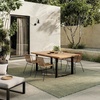 image:imageNourison Home Horizon IndoorOutdoor Grey 5 x 7 Area Rug  Easy Clean Non Shedding Bed Room Living Room Dining Room Kitchen 5 x 7Green