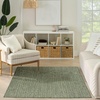 image:imageNourison Home Horizon IndoorOutdoor Grey 5 x 7 Area Rug  Easy Clean Non Shedding Bed Room Living Room Dining Room Kitchen 5 x 7Green
