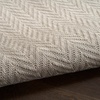image:imageNourison Home Horizon IndoorOutdoor Grey 5 x 7 Area Rug  Easy Clean Non Shedding Bed Room Living Room Dining Room Kitchen 5 x 7Grey