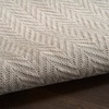 image:imageNourison Home Horizon IndoorOutdoor Grey 5 x 7 Area Rug  Easy Clean Non Shedding Bed Room Living Room Dining Room Kitchen 5 x 7Grey