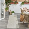 image:imageNourison Home Horizon IndoorOutdoor Grey 5 x 7 Area Rug  Easy Clean Non Shedding Bed Room Living Room Dining Room Kitchen 5 x 7Grey