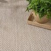 image:imageNourison Home Horizon IndoorOutdoor Grey 5 x 7 Area Rug  Easy Clean Non Shedding Bed Room Living Room Dining Room Kitchen 5 x 7Grey
