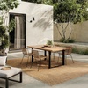 image:imageNourison Home Horizon IndoorOutdoor Grey 5 x 7 Area Rug  Easy Clean Non Shedding Bed Room Living Room Dining Room Kitchen 5 x 7Natural