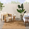 image:imageNourison Home Horizon IndoorOutdoor Grey 5 x 7 Area Rug  Easy Clean Non Shedding Bed Room Living Room Dining Room Kitchen 5 x 7Natural
