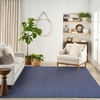 image:imageNourison Home Horizon IndoorOutdoor Grey 5 x 7 Area Rug  Easy Clean Non Shedding Bed Room Living Room Dining Room Kitchen 5 x 7Navy