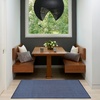 image:imageNourison Home Horizon IndoorOutdoor Grey 5 x 7 Area Rug  Easy Clean Non Shedding Bed Room Living Room Dining Room Kitchen 5 x 7Navy