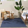 image:imageNourison Home Horizon IndoorOutdoor Grey 5 x 7 Area Rug  Easy Clean Non Shedding Bed Room Living Room Dining Room Kitchen 5 x 7Navy
