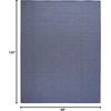 image:imageNourison Home Horizon IndoorOutdoor Grey 5 x 7 Area Rug  Easy Clean Non Shedding Bed Room Living Room Dining Room Kitchen 5 x 7Navy