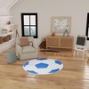 image:imageNourison Home Imagination Ivory Multicolor 5 x 7 Area Rug  Easy Clean Non Shedding Bed Room Living Room Dining Room Kitchen 5 x 7Blue