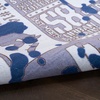 image:imageNourison Home Imagination Ivory Multicolor 5 x 7 Area Rug  Easy Clean Non Shedding Bed Room Living Room Dining Room Kitchen 5 x 7Blue