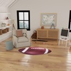 image:imageNourison Home Imagination Ivory Multicolor 5 x 7 Area Rug  Easy Clean Non Shedding Bed Room Living Room Dining Room Kitchen 5 x 7Brown