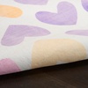 image:imageNourison Home Imagination Ivory Multicolor 5 x 7 Area Rug  Easy Clean Non Shedding Bed Room Living Room Dining Room Kitchen 5 x 7Multi Color