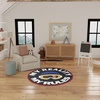 image:imageNourison Home Imagination Ivory Multicolor 5 x 7 Area Rug  Easy Clean Non Shedding Bed Room Living Room Dining Room Kitchen 5 x 7Multi Color