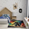image:imageNourison Home Imagination Ivory Multicolor 5 x 7 Area Rug  Easy Clean Non Shedding Bed Room Living Room Dining Room Kitchen 5 x 7Multi Color