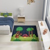 image:imageNourison Home Imagination Ivory Multicolor 5 x 7 Area Rug  Easy Clean Non Shedding Bed Room Living Room Dining Room Kitchen 5 x 7Navy Multicolor