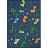 image:imageNourison Home Imagination Ivory Multicolor 5 x 7 Area Rug  Easy Clean Non Shedding Bed Room Living Room Dining Room Kitchen 5 x 7Navy Multicolor