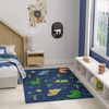 image:imageNourison Home Imagination Ivory Multicolor 5 x 7 Area Rug  Easy Clean Non Shedding Bed Room Living Room Dining Room Kitchen 5 x 7Navy Multicolor