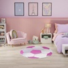 image:imageNourison Home Imagination Ivory Multicolor 5 x 7 Area Rug  Easy Clean Non Shedding Bed Room Living Room Dining Room Kitchen 5 x 7Pink