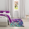 image:imageNourison Home Imagination Ivory Multicolor 5 x 7 Area Rug  Easy Clean Non Shedding Bed Room Living Room Dining Room Kitchen 5 x 7Purple