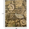 image:imageNourison Home Jaipur Botanical Moss 79 x 99 Area Rug Easy Cleaning Non Shedding Bed Room Living Room Dining Room Kitchen 7x10Moss