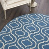 image:imageNourison Home Jubilant Grey 53 x 73 Area Rug  Easy Clean Non Shedding Bed Room Living Room Dining Room Kitchen 5 x 7Blue