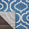 image:imageNourison Home Jubilant Grey 53 x 73 Area Rug  Easy Clean Non Shedding Bed Room Living Room Dining Room Kitchen 5 x 7Blue