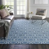 image:imageNourison Home Jubilant Grey 53 x 73 Area Rug  Easy Clean Non Shedding Bed Room Living Room Dining Room Kitchen 5 x 7Blue