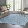 image:imageNourison Home Jubilant Grey 53 x 73 Area Rug  Easy Clean Non Shedding Bed Room Living Room Dining Room Kitchen 5 x 7Blue