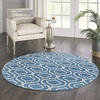 image:imageNourison Home Jubilant Grey 53 x 73 Area Rug  Easy Clean Non Shedding Bed Room Living Room Dining Room Kitchen 5 x 7Blue