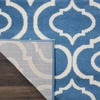 image:imageNourison Home Jubilant Grey 53 x 73 Area Rug  Easy Clean Non Shedding Bed Room Living Room Dining Room Kitchen 5 x 7Blue