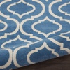 image:imageNourison Home Jubilant Grey 53 x 73 Area Rug  Easy Clean Non Shedding Bed Room Living Room Dining Room Kitchen 5 x 7Blue