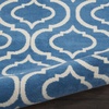 image:imageNourison Home Jubilant Grey 53 x 73 Area Rug  Easy Clean Non Shedding Bed Room Living Room Dining Room Kitchen 5 x 7Blue