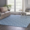 image:imageNourison Home Jubilant Grey 53 x 73 Area Rug  Easy Clean Non Shedding Bed Room Living Room Dining Room Kitchen 5 x 7Blue