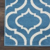 image:imageNourison Home Jubilant Grey 53 x 73 Area Rug  Easy Clean Non Shedding Bed Room Living Room Dining Room Kitchen 5 x 7Blue