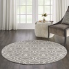 image:imageNourison Home Jubilant Grey 53 x 73 Area Rug  Easy Clean Non Shedding Bed Room Living Room Dining Room Kitchen 5 x 7Grey